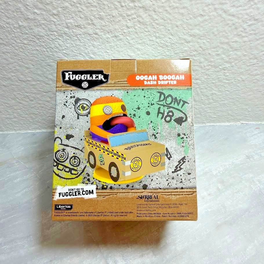 NIB Fuggler Car Dash Drifter Spinning Oogah Boogah Moves 360 as You Drive