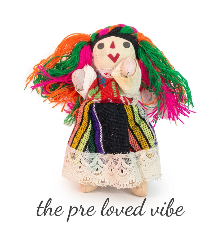  Handmade Folk Art Mexican Maria Lele Girl Cloth 6\
