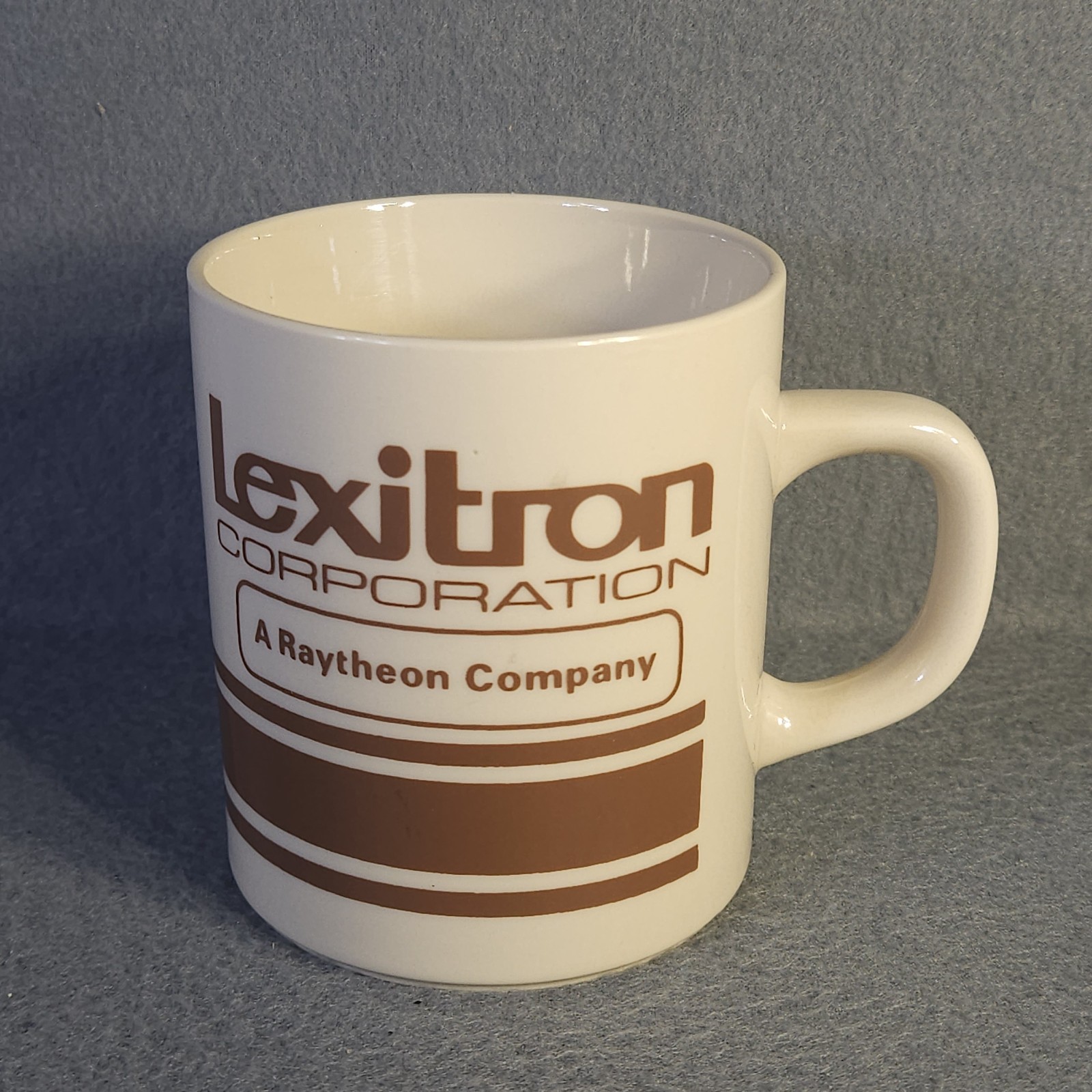 Vintage Lexitron Raytheon Coffee Mug Honorary Customer Engineer Retro