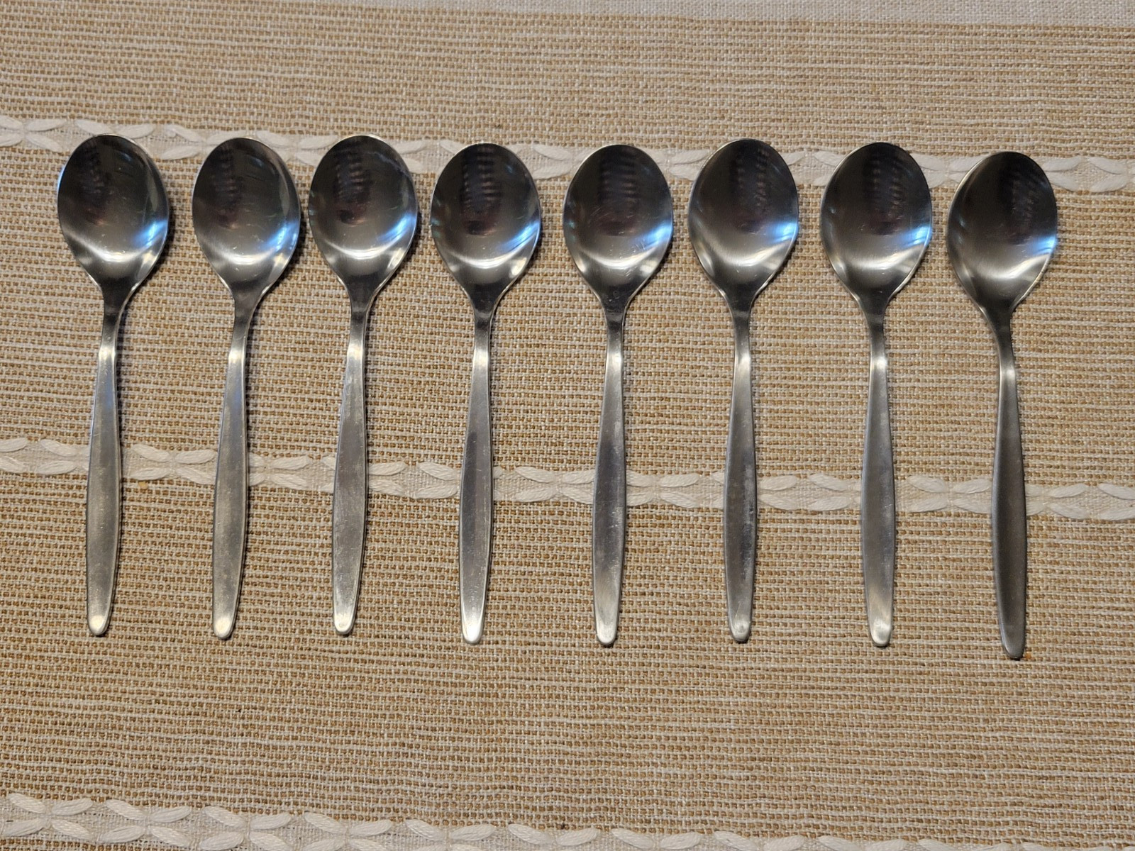 8 WMF Fraser Laurel (Older) Teaspoons 6 1/8\