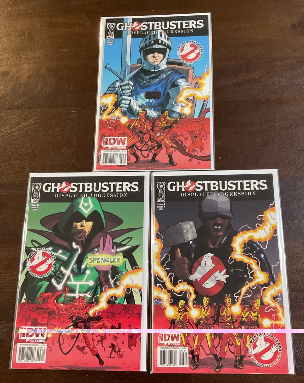 2009 IDW Ghostbusters “Displaced Aggression” #2,3,4 VF-NM Lot Of 3 HIGH GRADE