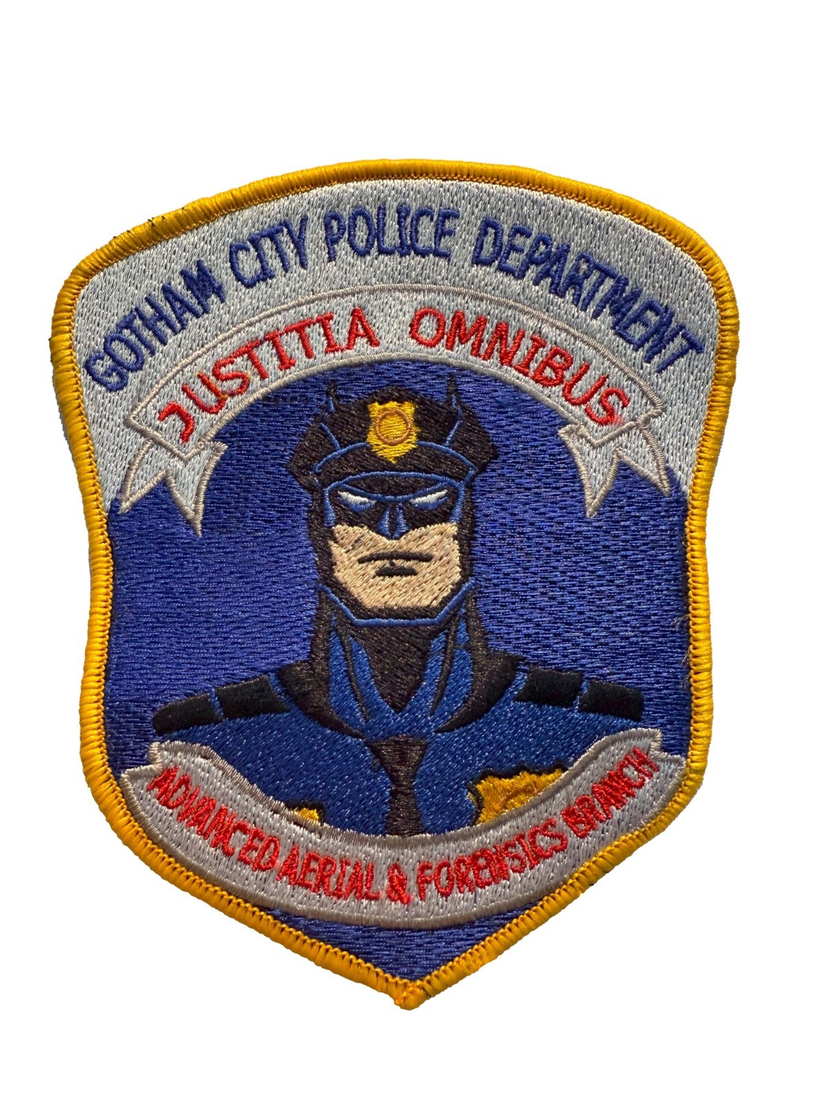 Gotham City Police Department - Justitia Omnibus Embroidered Patch Size 5