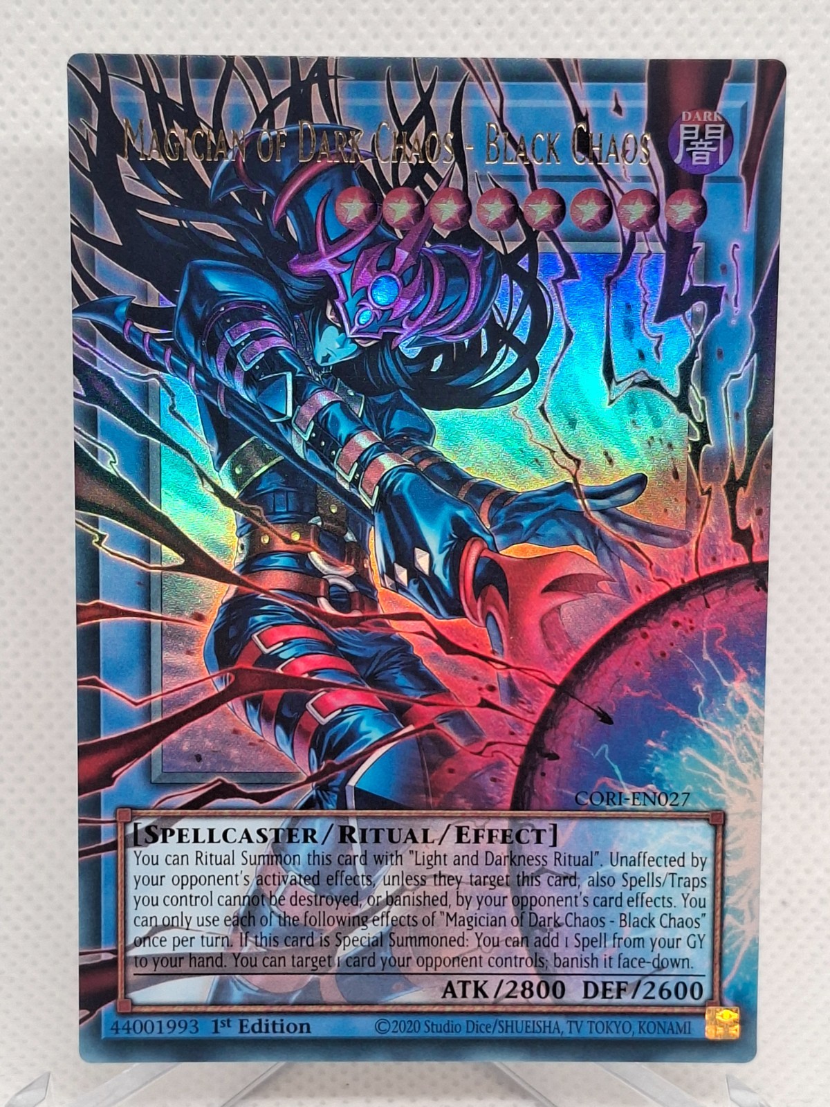 Mages of Dark Chaos - Black Chaos CORI-EN027 Full Art Ultra Rare EN NM