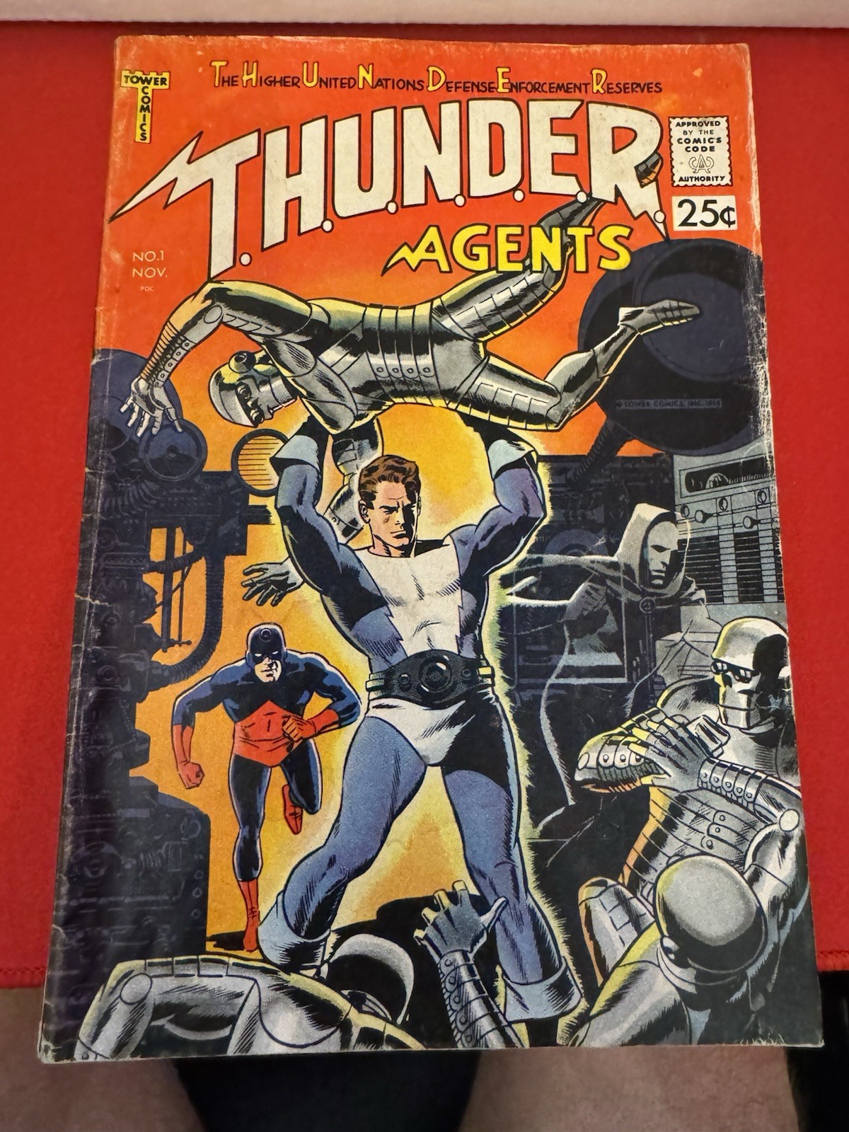 T.H.U.N.D.E.R. Agents #1 1965 Tower Comics Wally Wood 1st Dynamo NoMan Menthor