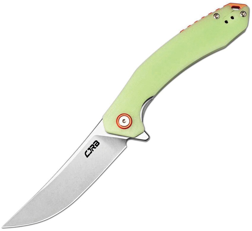 CJRB Gobi Linerlock Glow In The Dark G10 Folding AR-RPM9 Pocket Knife 1906GD