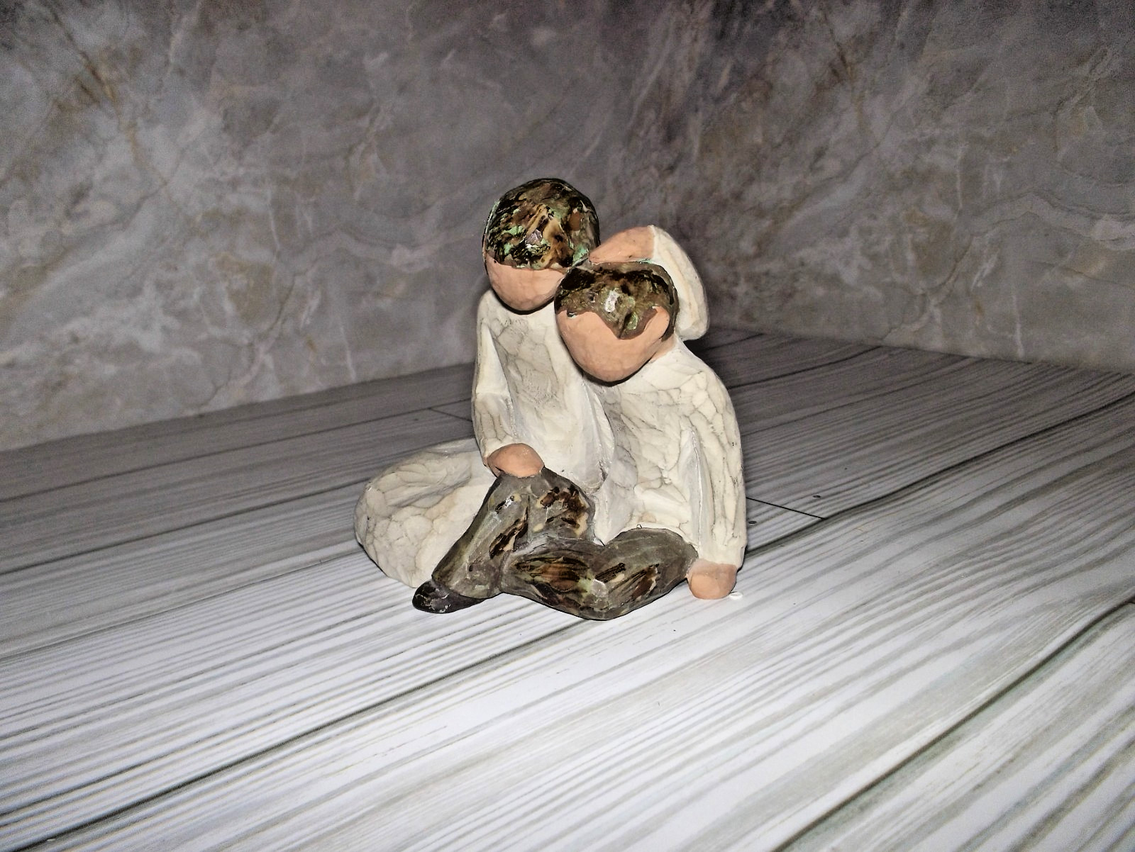 Willow Tree Resin Figurine Sister and Brother 2001 Sue Lordi