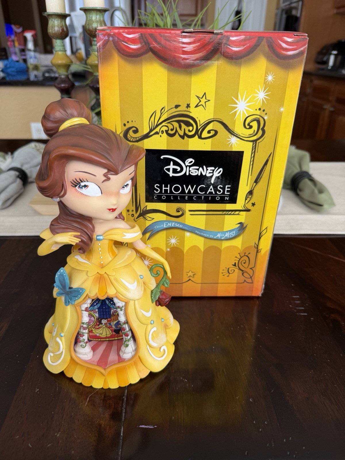 DISNEY Enesco World of Miss Mindy BELLE Beauty & the Beast Figurine Princess
