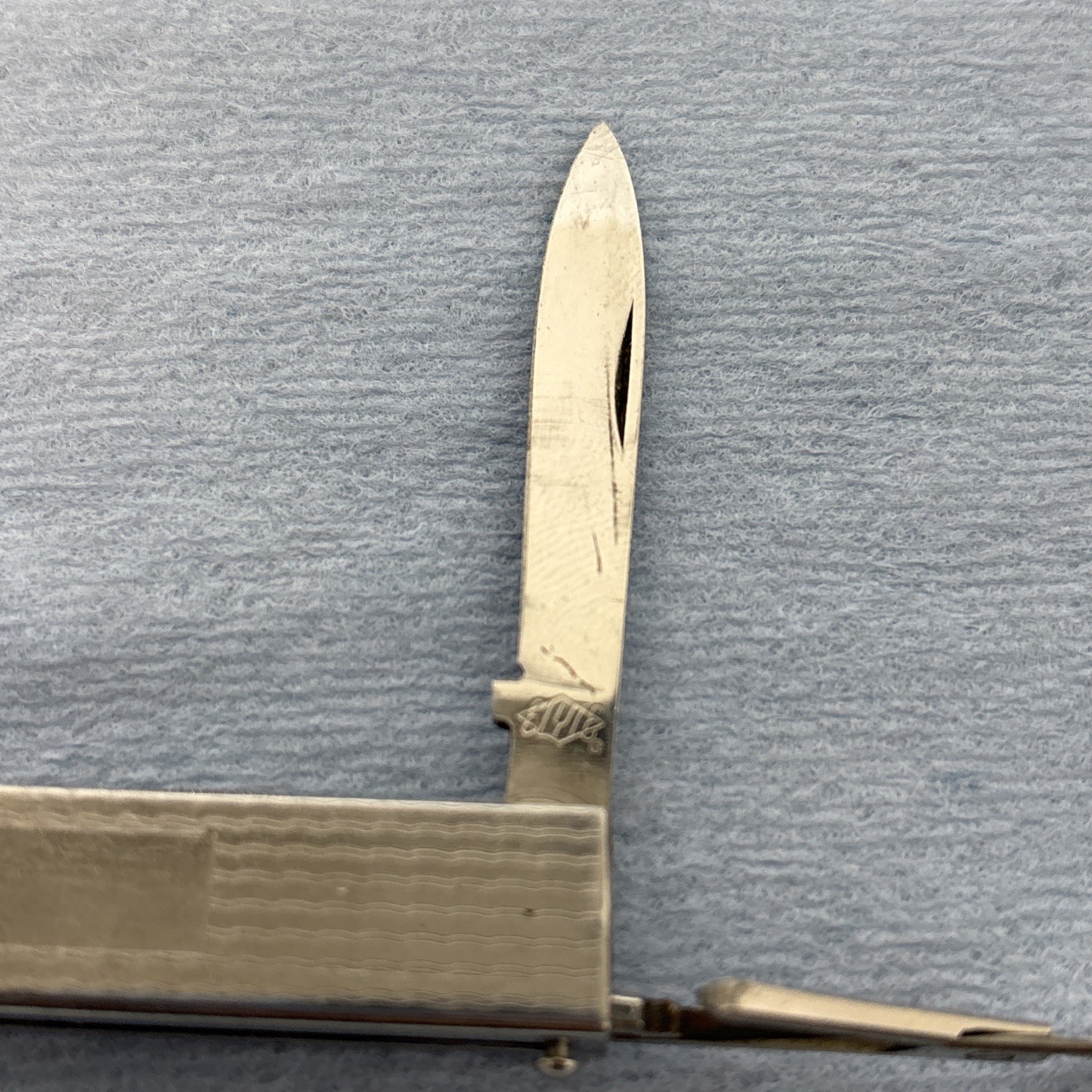 Vintage Elyte Italian Made 4 Blade Folding Knife With Tweezers & Scissors