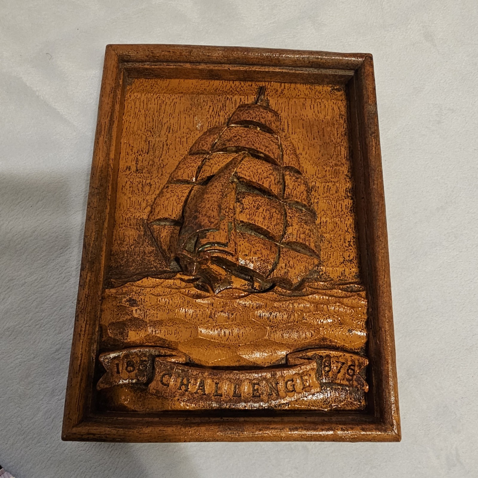 Vintage Nautical Clipper Schooner \