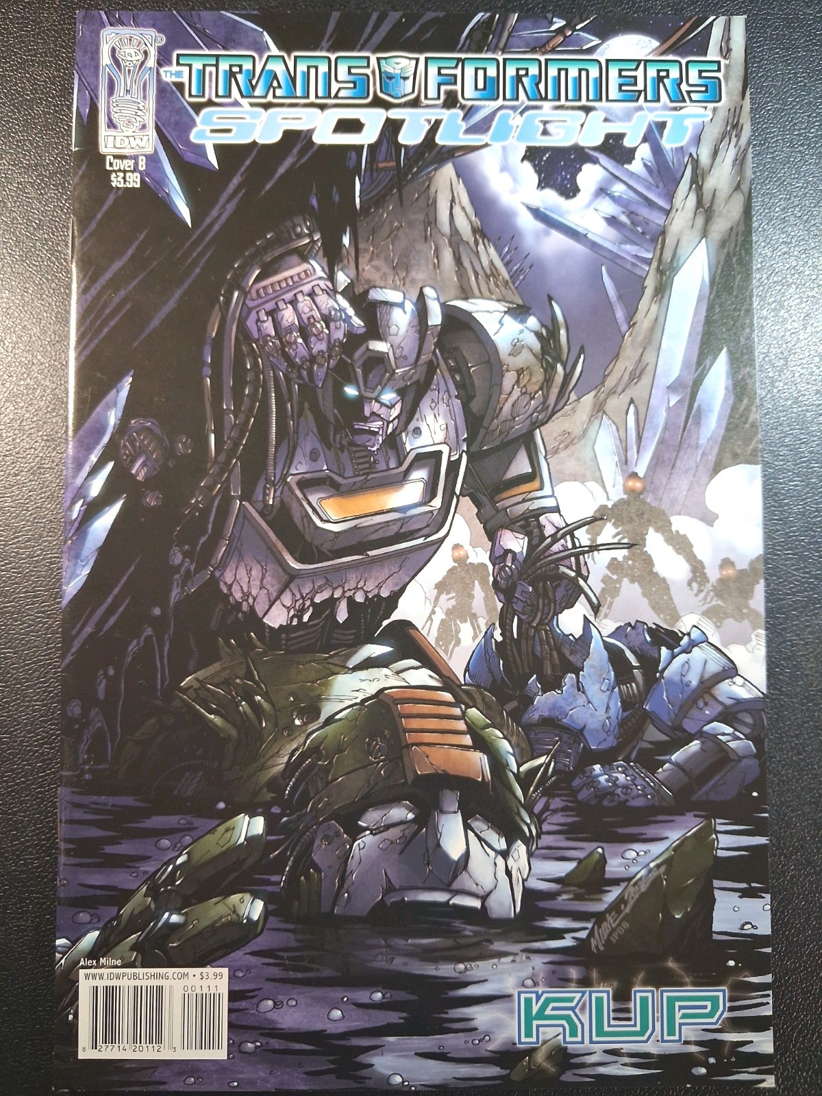 Transformers Spotlight Kup #1B IDW Publishing April 2007 VF- 7.5 Combine Ship