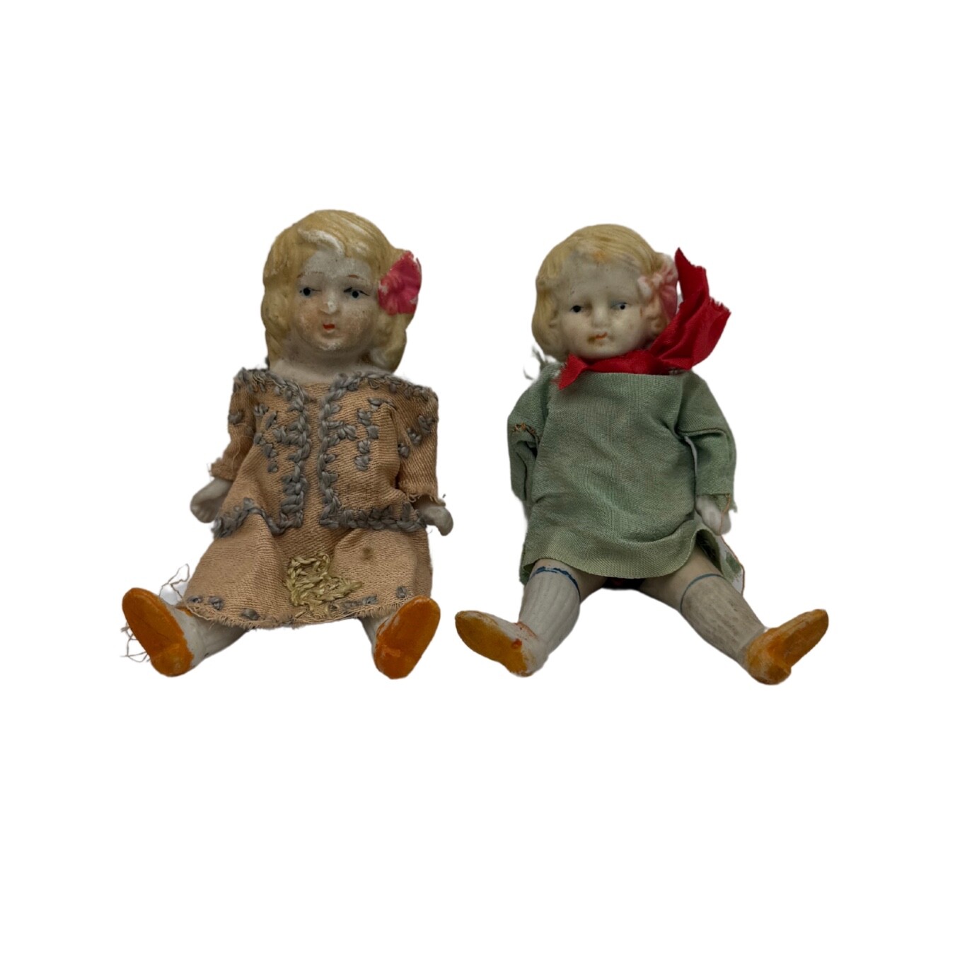 Lot of 2 Antique 1920s Japan Bisque 5