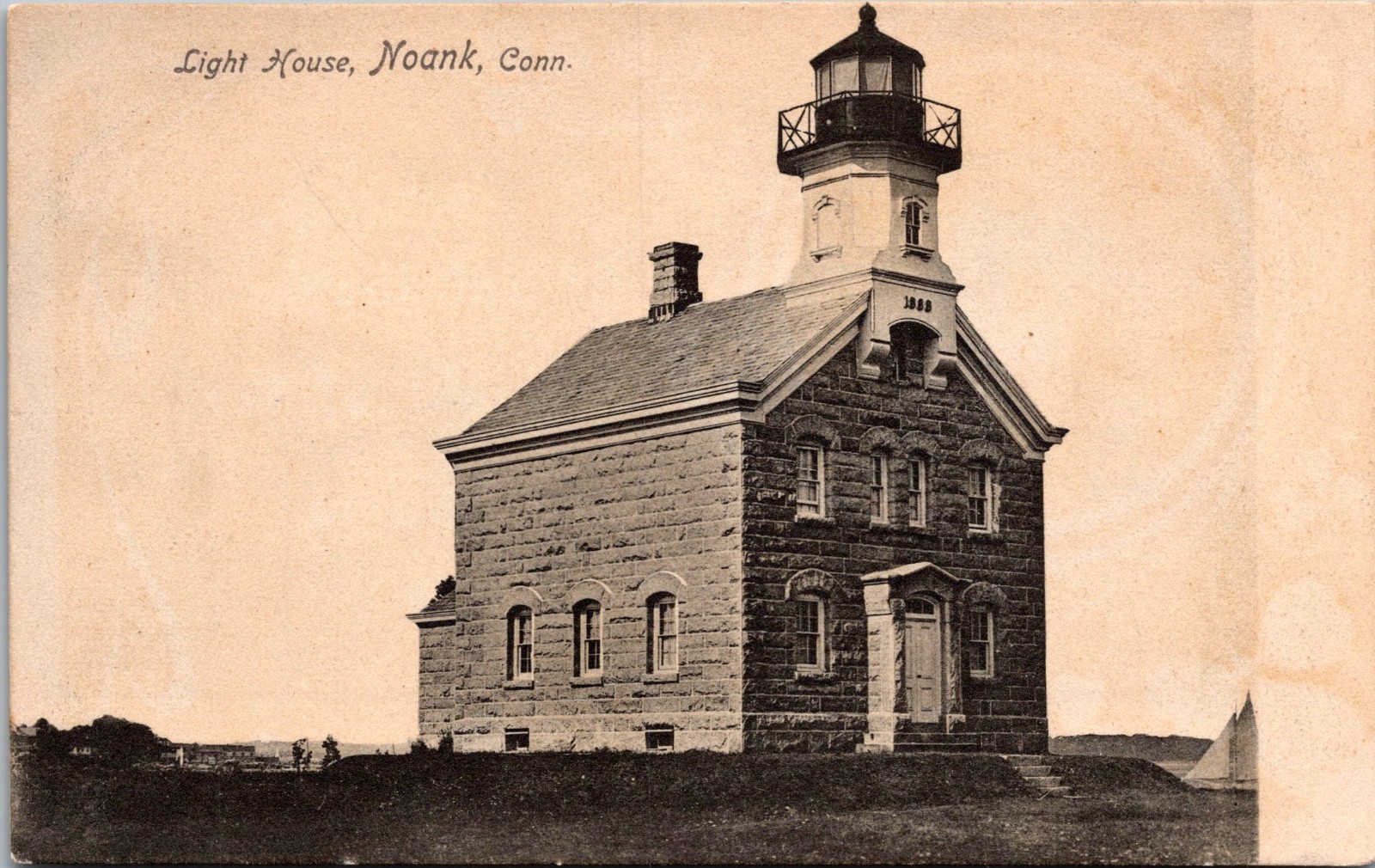 c1905 postcard NOANK CONNECTICUT LIGHTHOUSE ROTOGRAPH unused excellent c1905 postcard NOANK CONNECTICUT LIGHTHOUSE ROTOGRAPH unused excellent