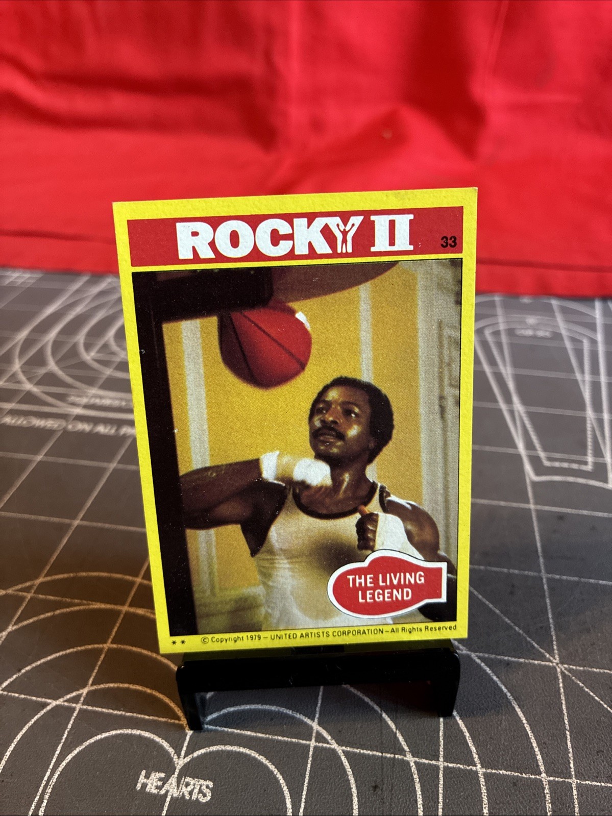 Vintage 1979 Rocky II The Living Legend #33