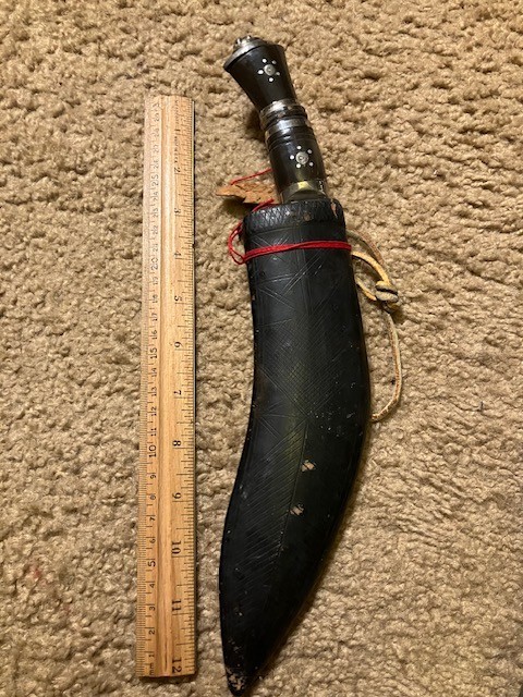 Vintage India Gurkha Knife w/ Sheath