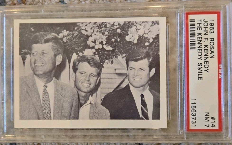 1963 Rosan John F. Kennedy #14 The Kennedy Smile - 1963 Rosan John F. Kennedy #14 The Kennedy Smile -