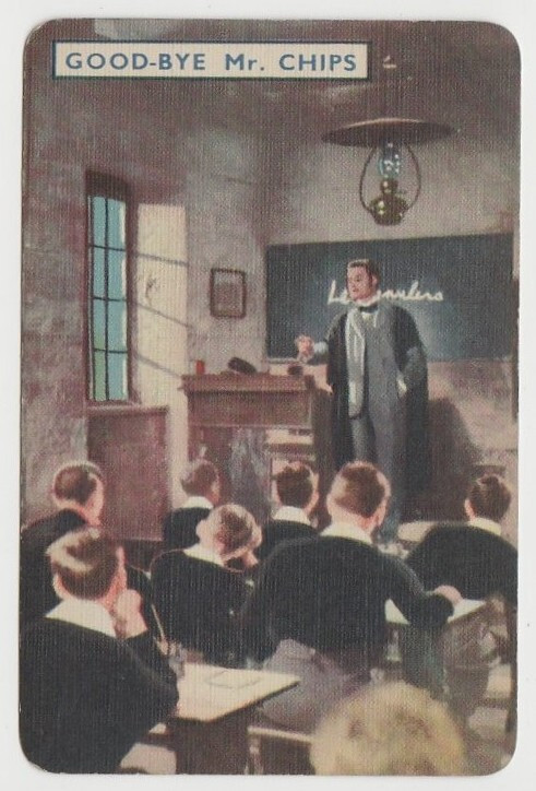 Robert Donat 1939 Film Fantasy Game Card - Goodbye Mr Chips #2