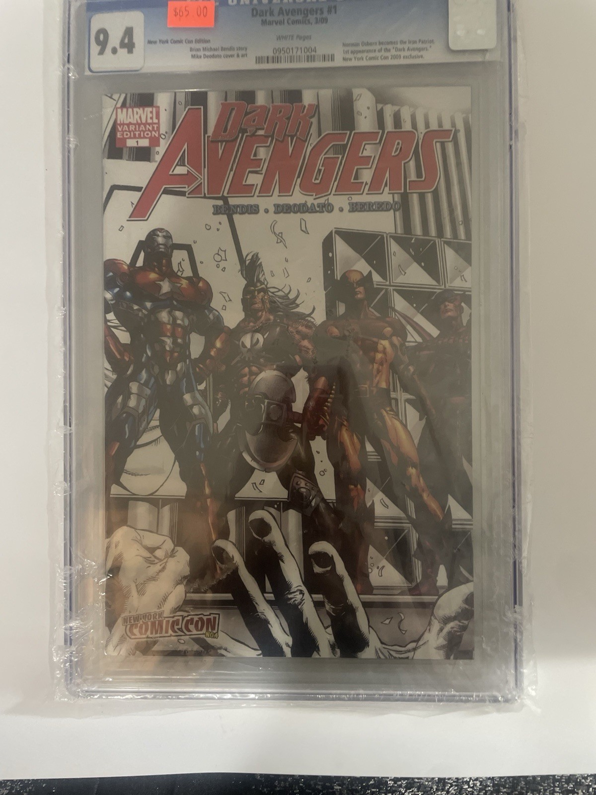 Dark Avengers, New York Comic Con exclusive variant 2009 CGC 9.4 1st Ed