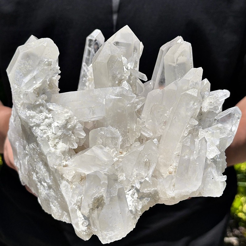 5.67LB Natural Clear White Quartz Crystal Cluster Rough Healing Specimen