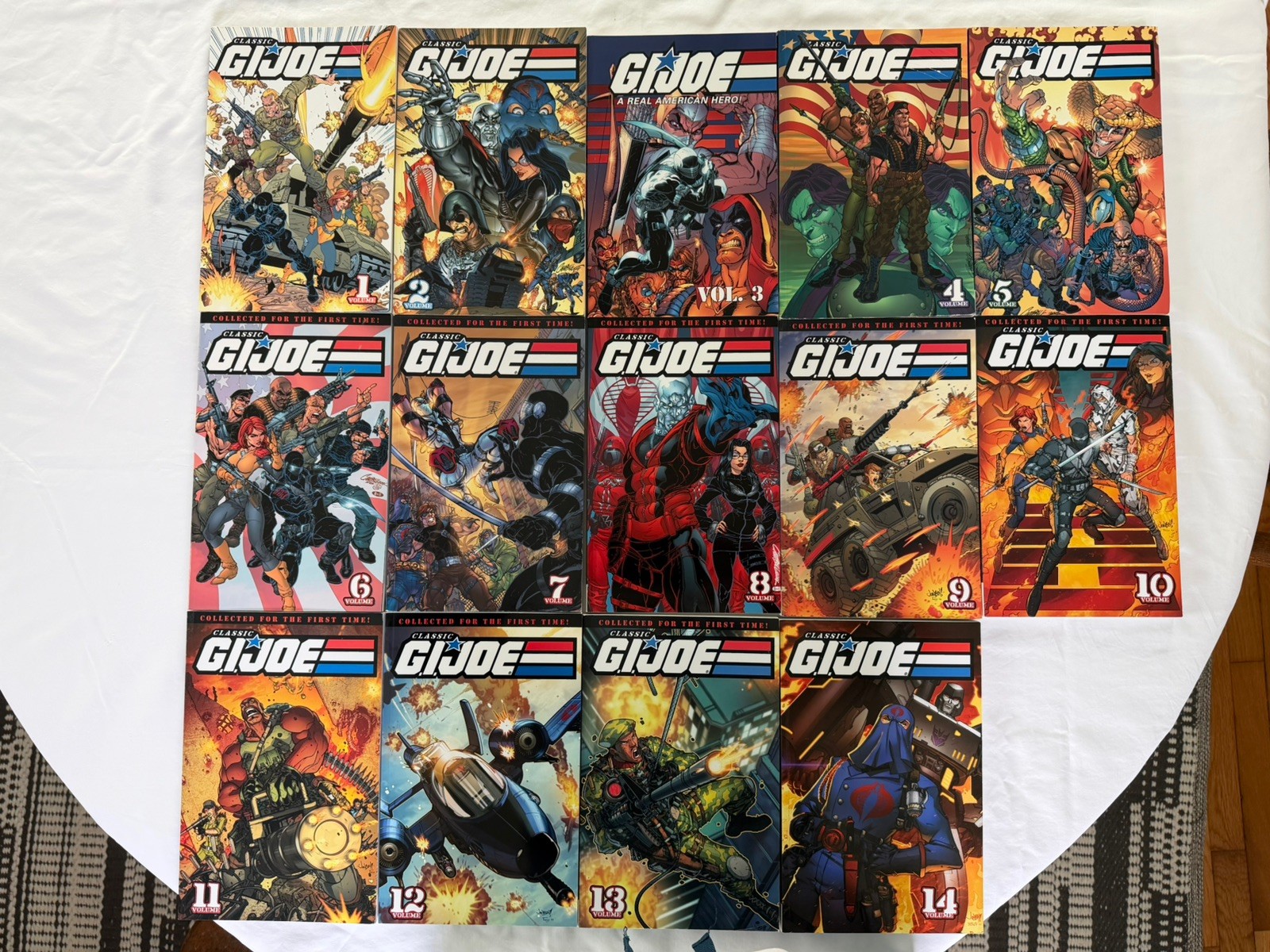 Classic GI Joe tpb Volume #1-14 Marvel IDW Hama 1 2 3 4 5 6 7 8 9 10 11 12 13 14