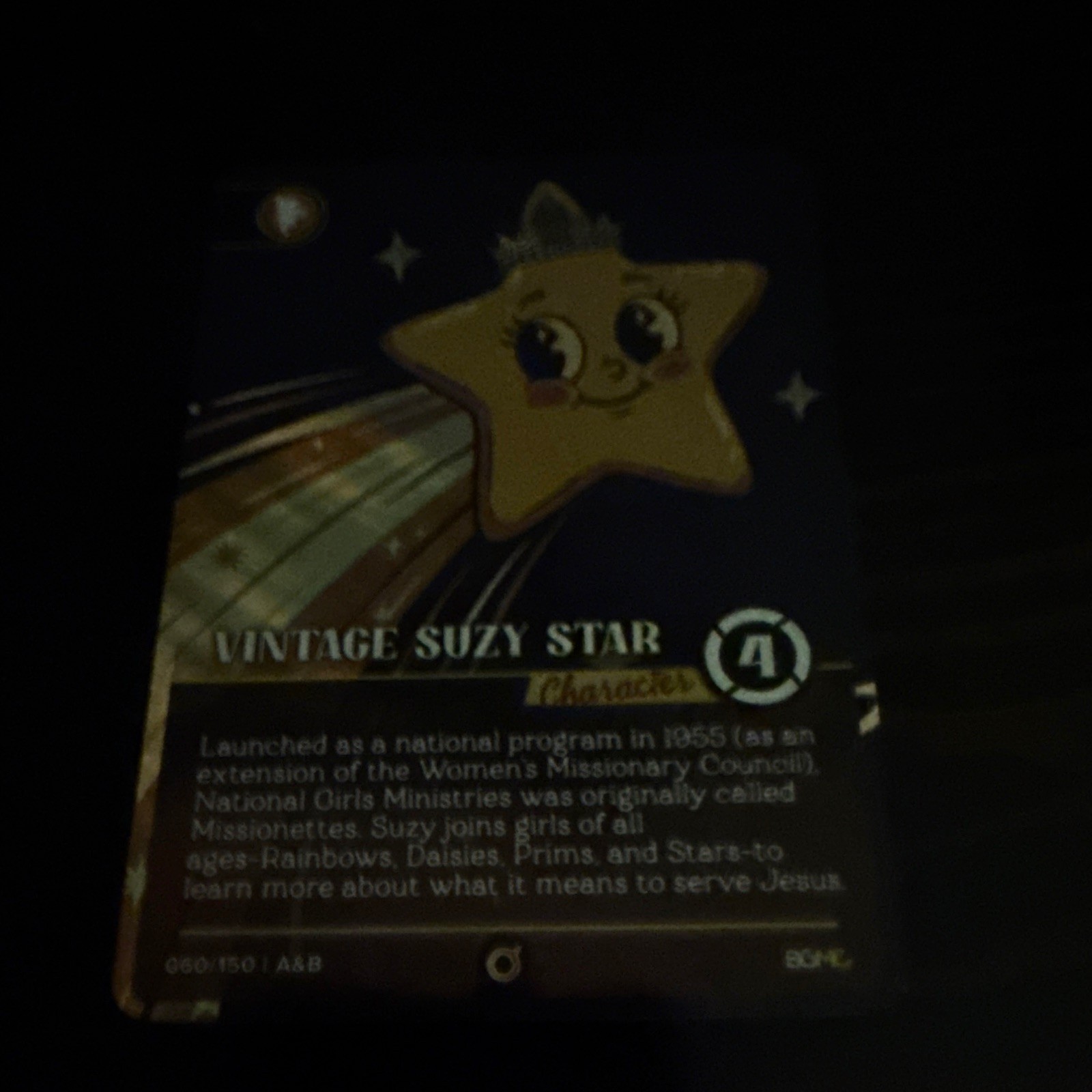 It Is A 1955 Old Character  Bgmc Card Game T Is A Mystery Ranked Card Its A Holo