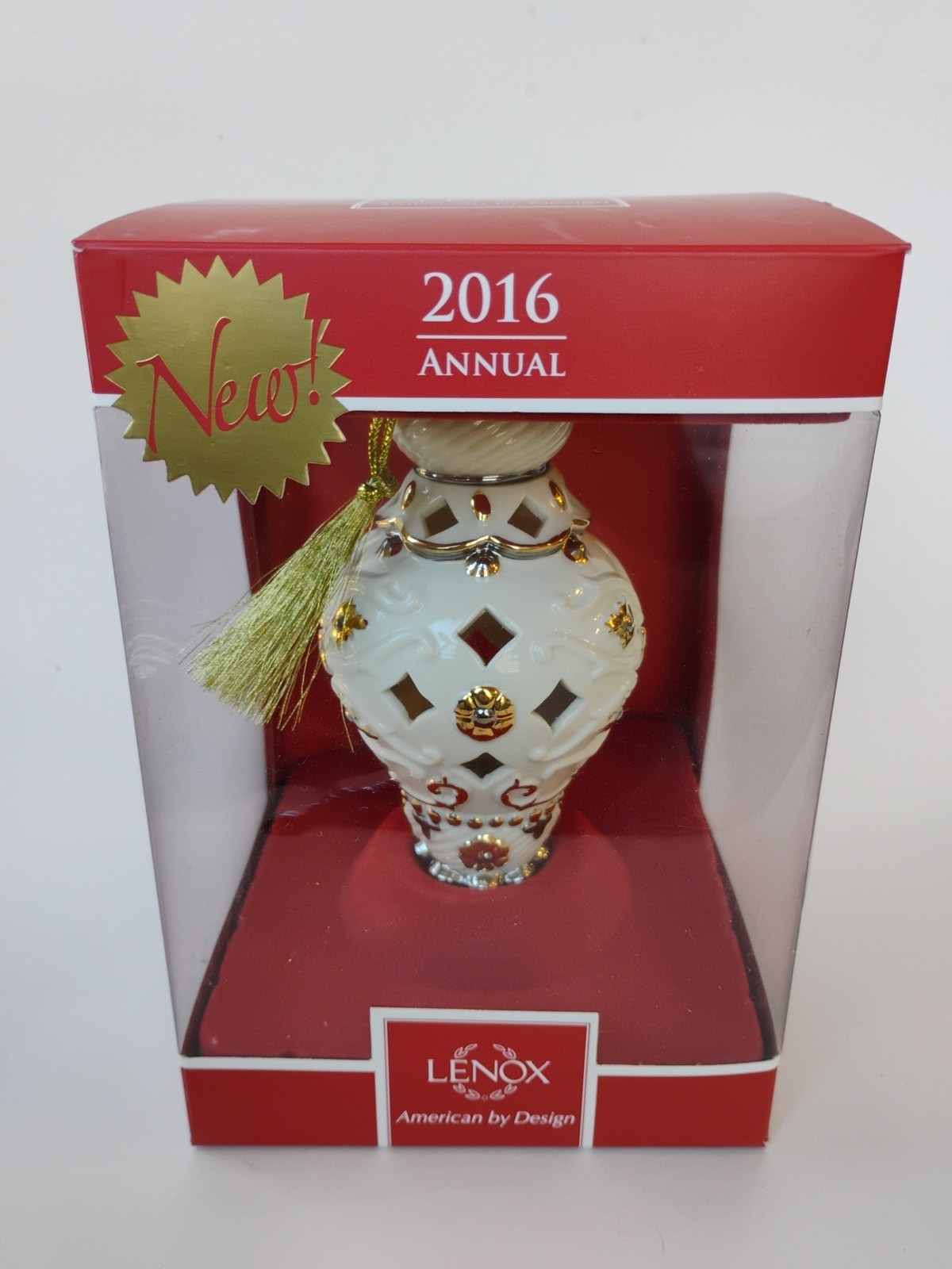 2016 Lenox Annual Ornament, NIB