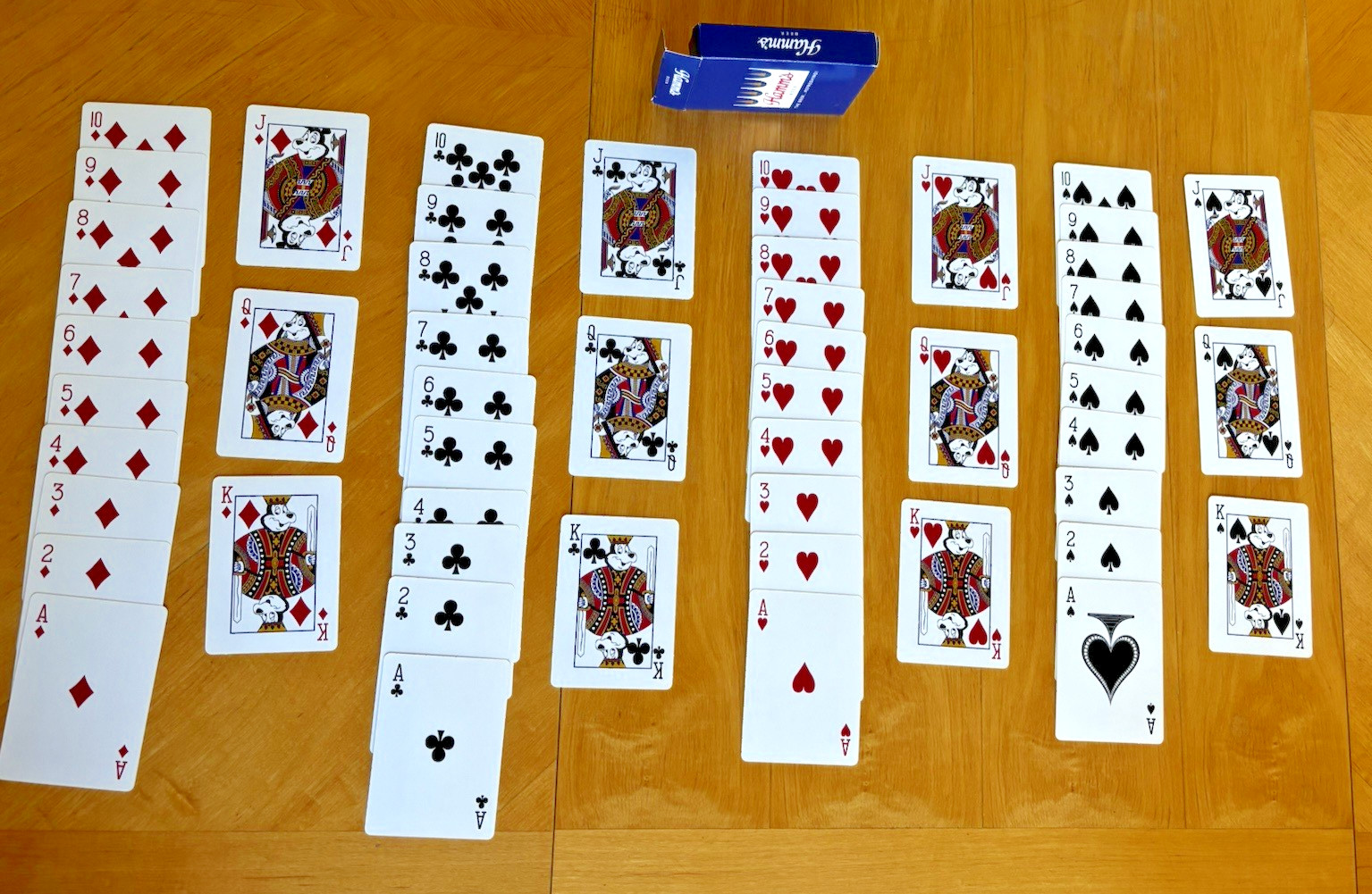 Hamm’s Beer Playing Cards (Bear Face J, Q, K) OPEN DECK - MISSING JOKERS