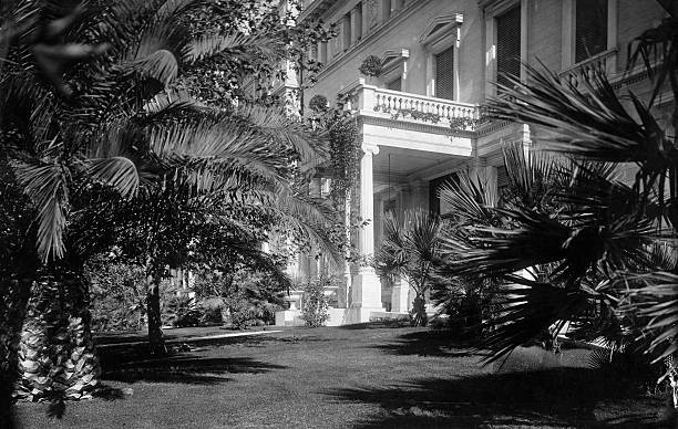 Greece Athens Royal Palace garden view date unknown around 1914 Old Photo
