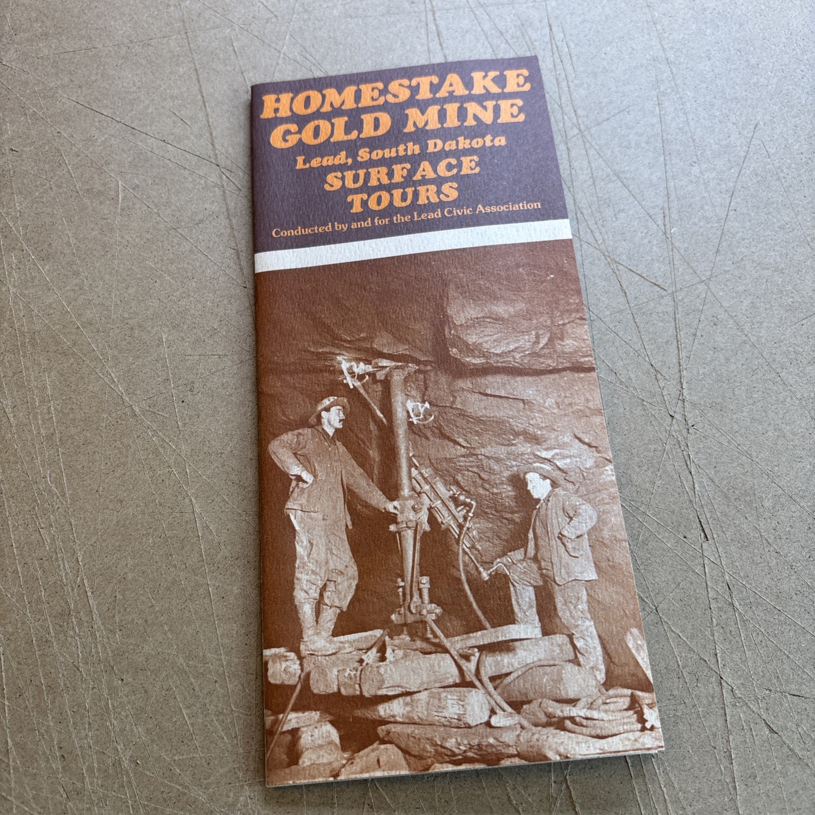 Vintage Homestake Gold Mine Lead, South Dakota Travel Brochure