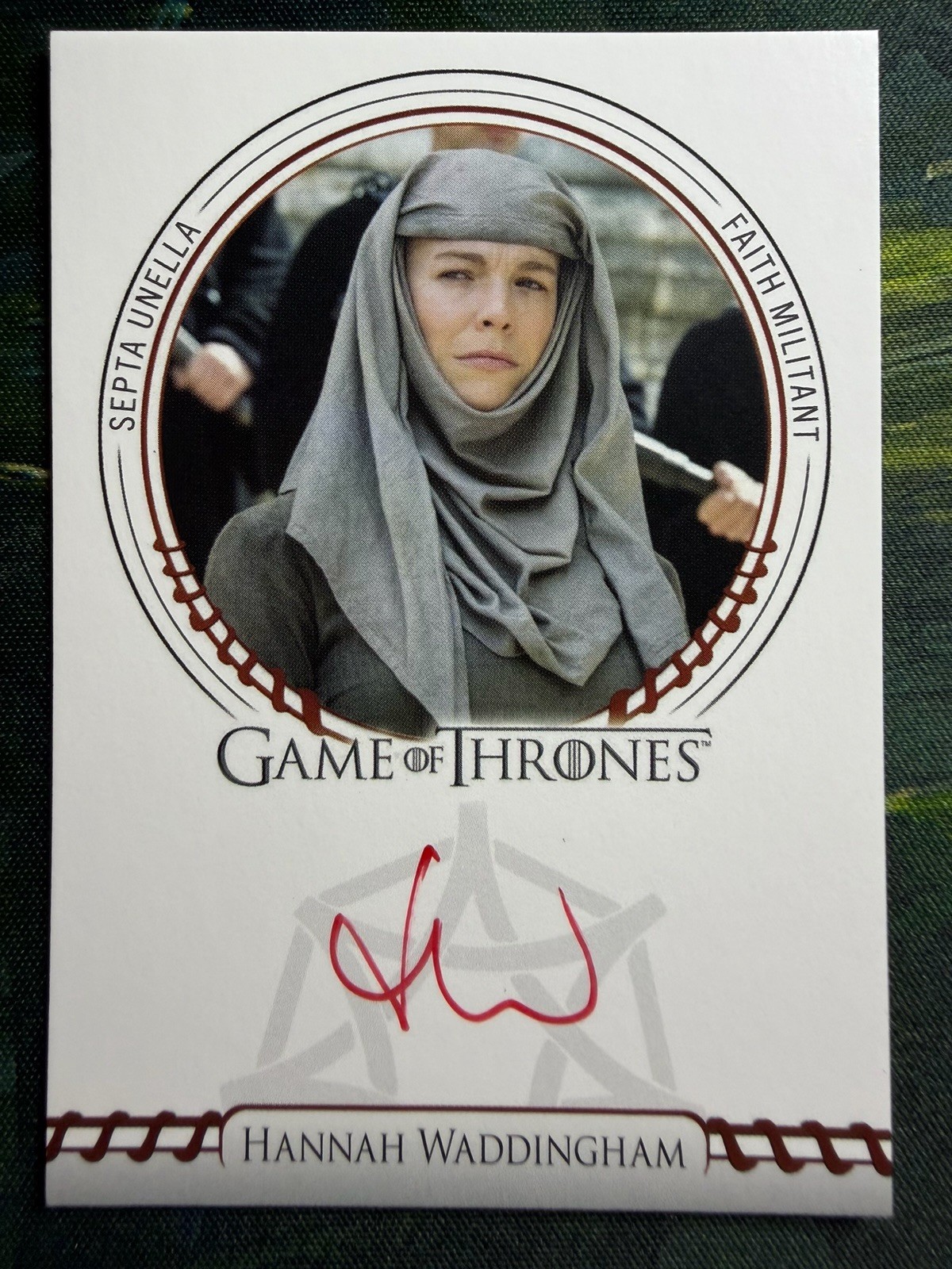 2025 Game of Thrones: The Great Houses Hannah Waddingham Septa Unella Auto
