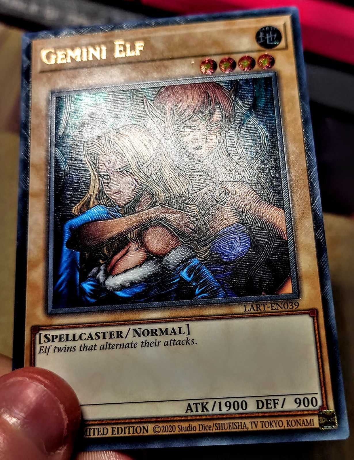 Yu-Gi-Oh Ultimate Rare Style Gemini Elf