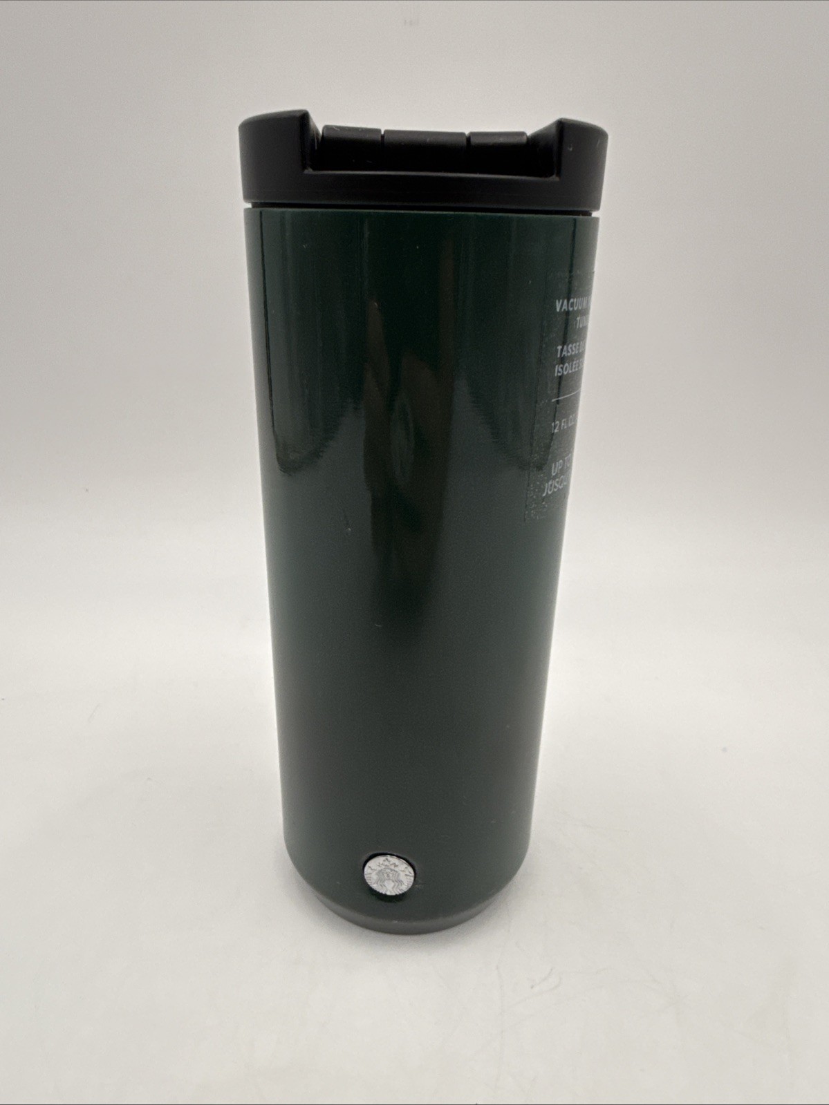 Starbucks 2023 Emerald Green Sparkle 12oz Vacuum Insulated Tumbler Siren New