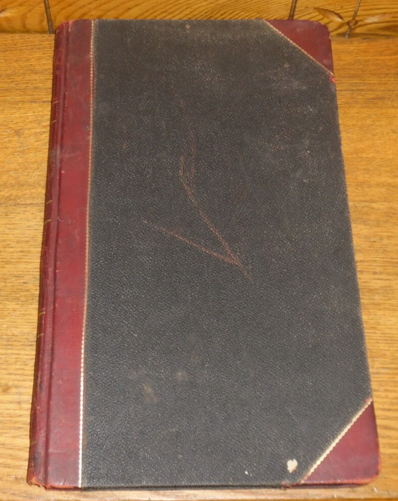 Nearly Empty Antique Ledger - Berwick Pennsylvania - Candy / Chocolate Company ?
