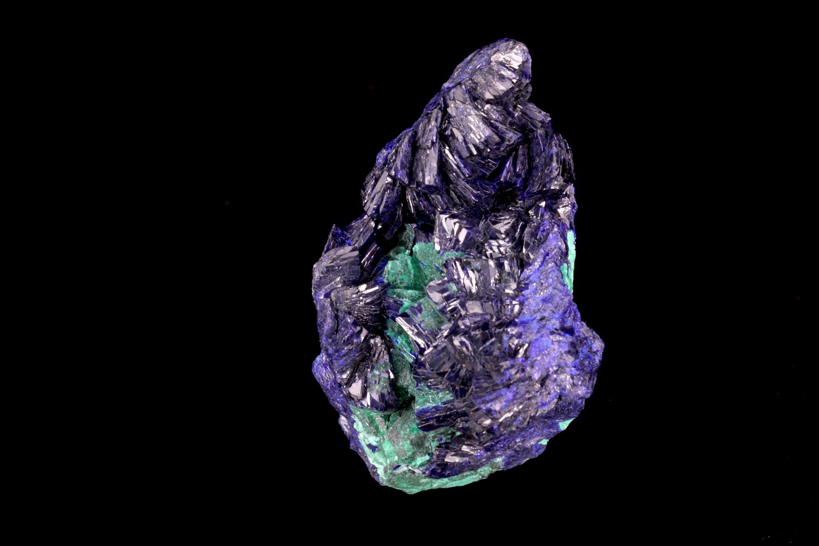Lovely Azurite & Malachite ps Azurite - Bisbee, Cochise County, Arizona Lovely Azurite & Malachite ps Azurite - Bisbee, Cochise County, Arizona