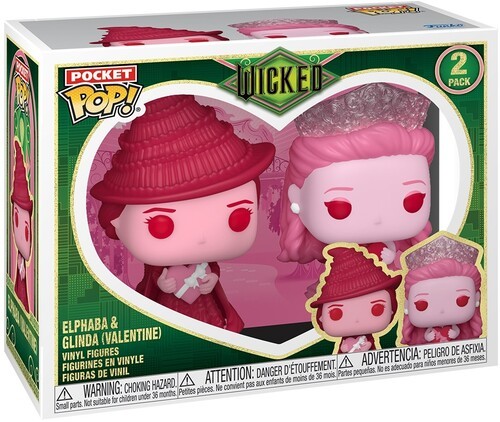 FUNKO Pocket POPElphaba & Glinda Valentine 2-Pack Figures FUNKO Pocket POPElphaba & Glinda Valentine 2-Pack Figures
