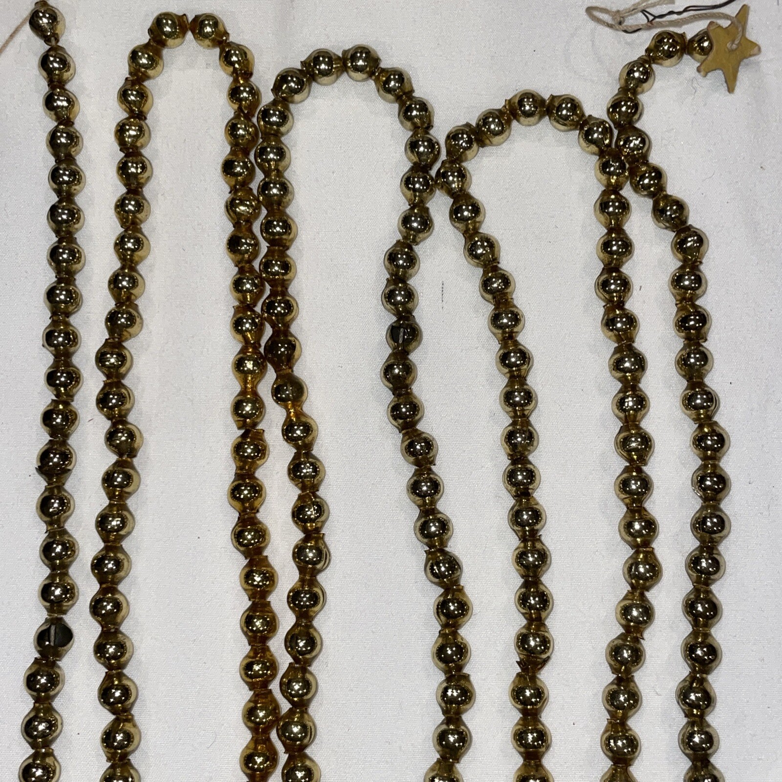 Vintage 96” STRAND MERCURY GLASS 6mm 1/4\