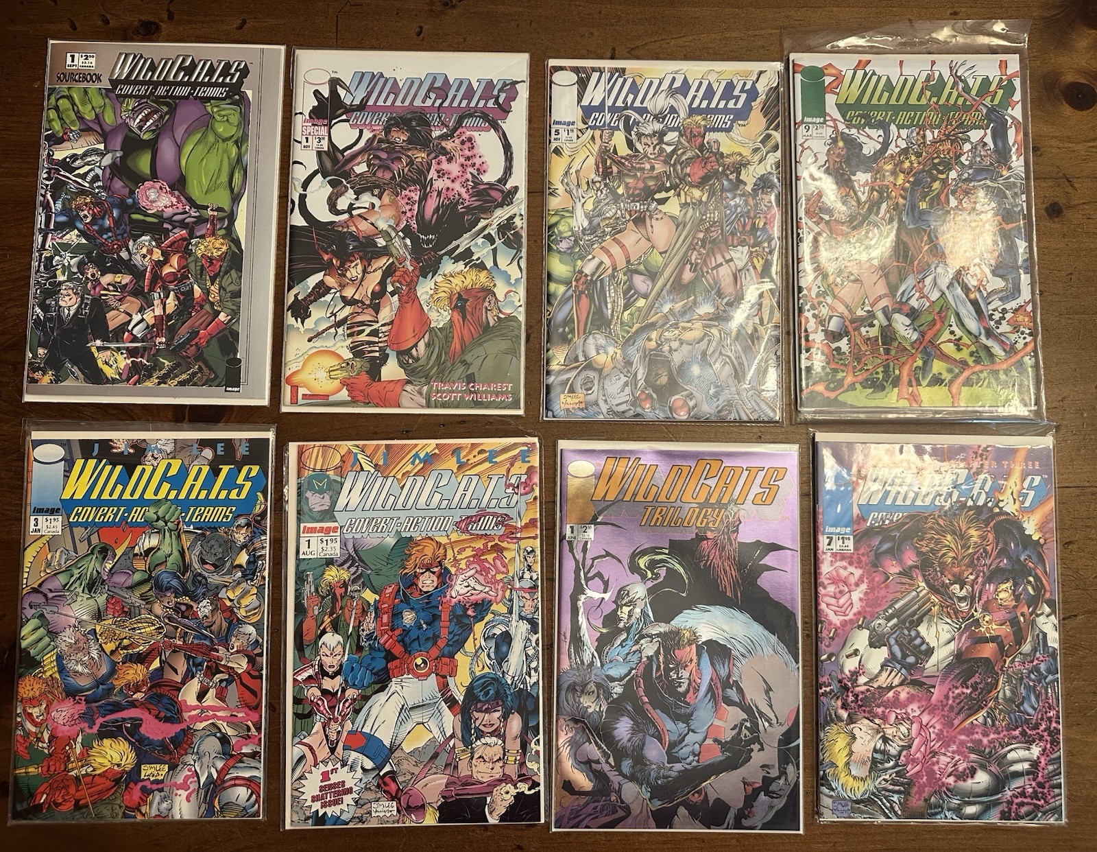 WildC.A.T.s Comic Lot 15 Image Jim Lee 1992-94 Covert Action Teams Trilogy #1-3