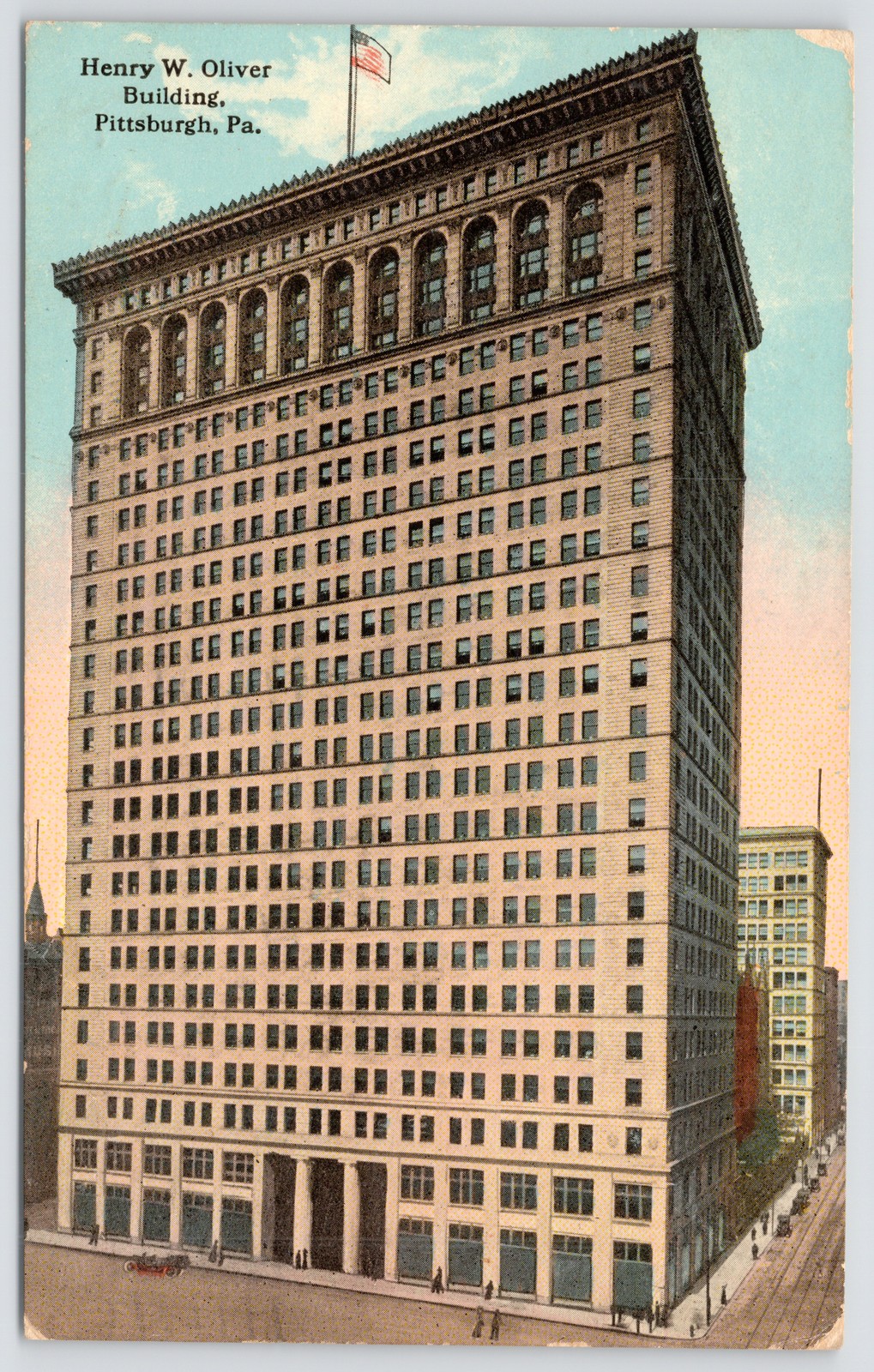 Henry W. Oliver Building Pittsburgh PA 1912 Posted Vintage Postcard