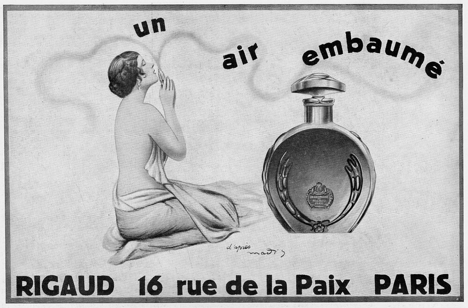 Vintage Miniature Perfume Perfume RIGAUD UN AIR EMBAUME EdT 0.4fl.oz. 12ml 1914