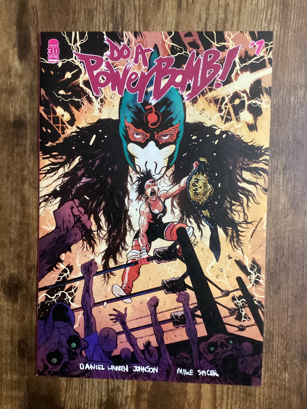 Do a Powerbomb 1 cover A Daniel Warren Johnson Image Comics 2022