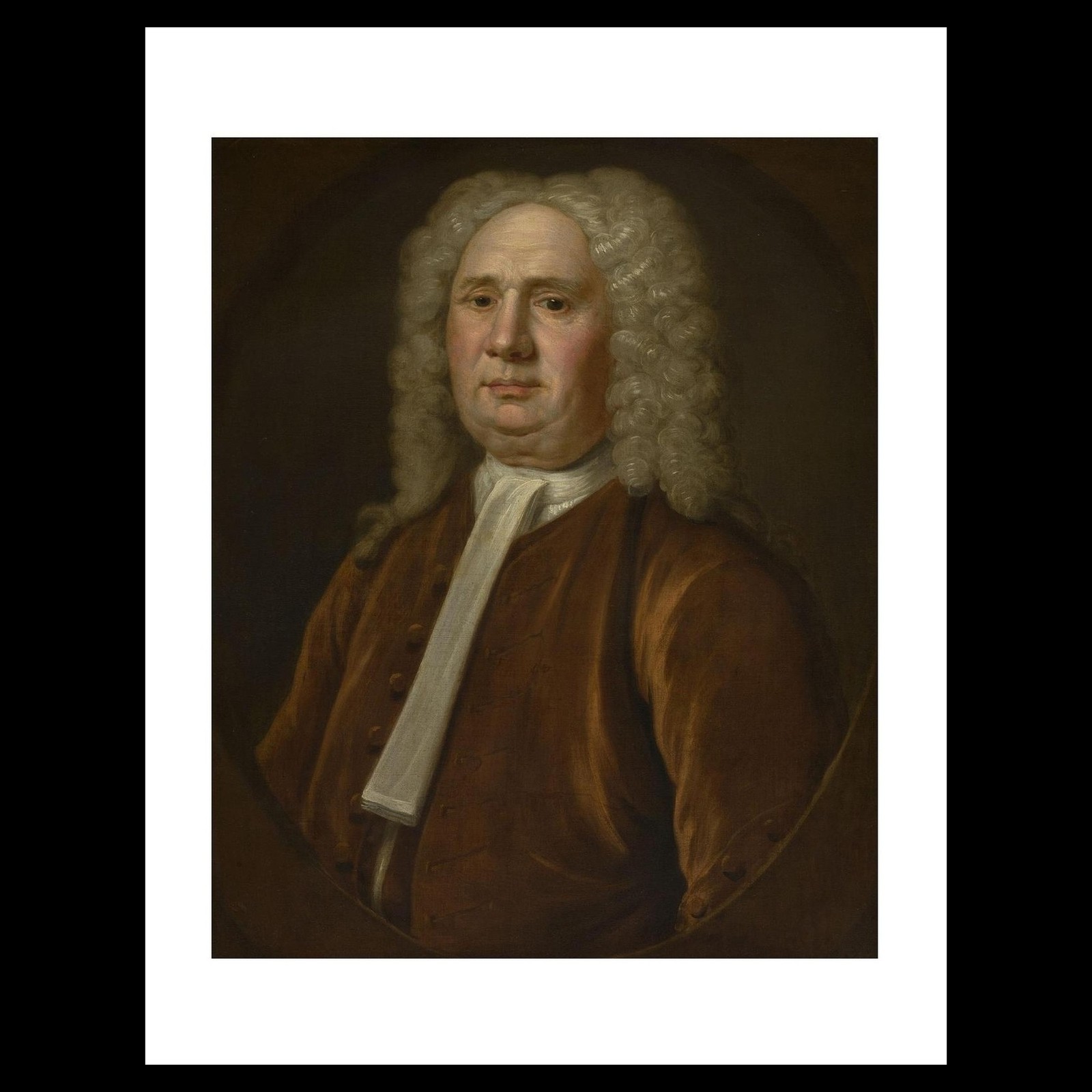 John Smibert - Captain John Garish (1737) Art Card Print