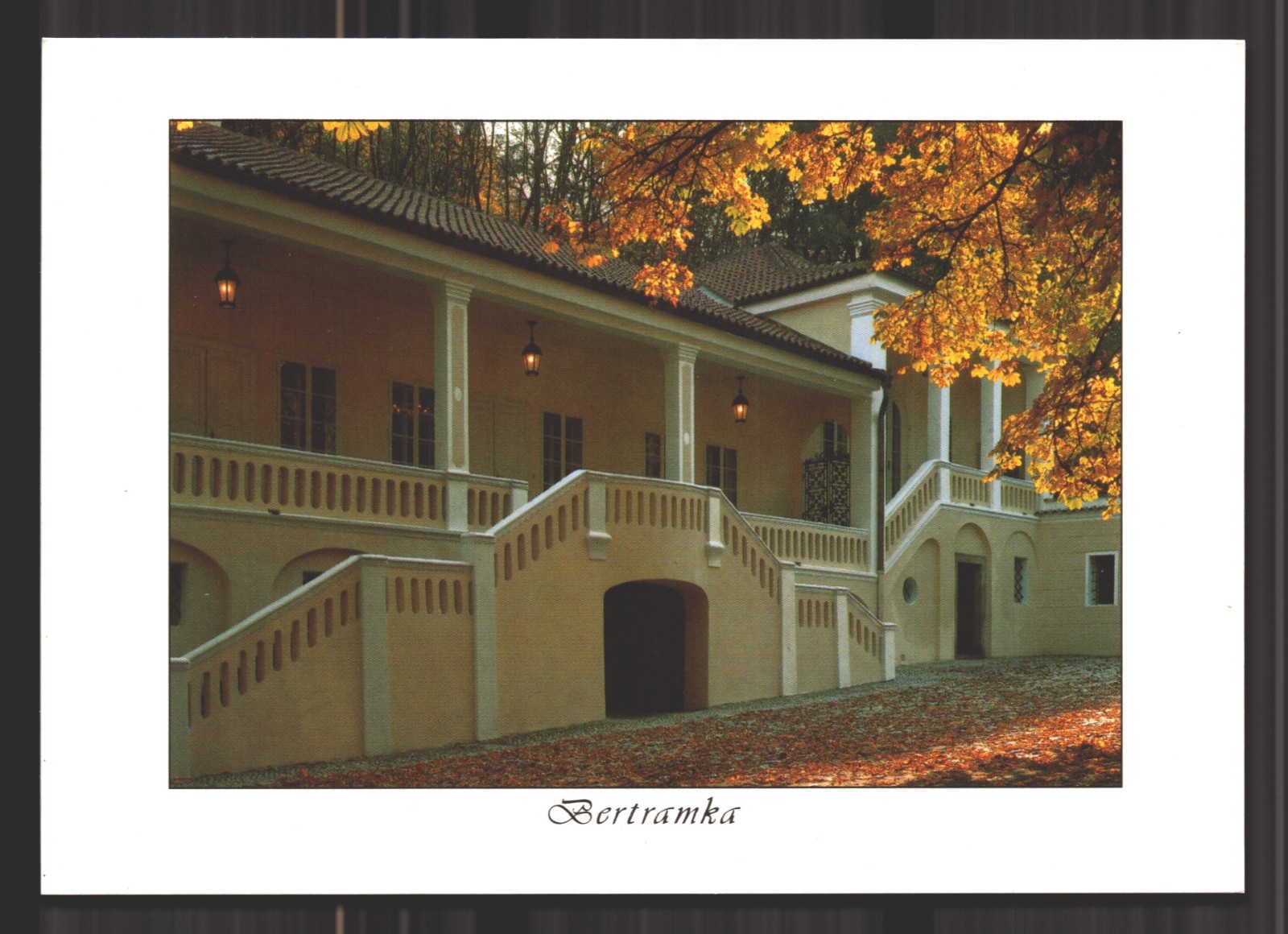 Unused Bertamka Mozart Museum Prague Vtg Postcard