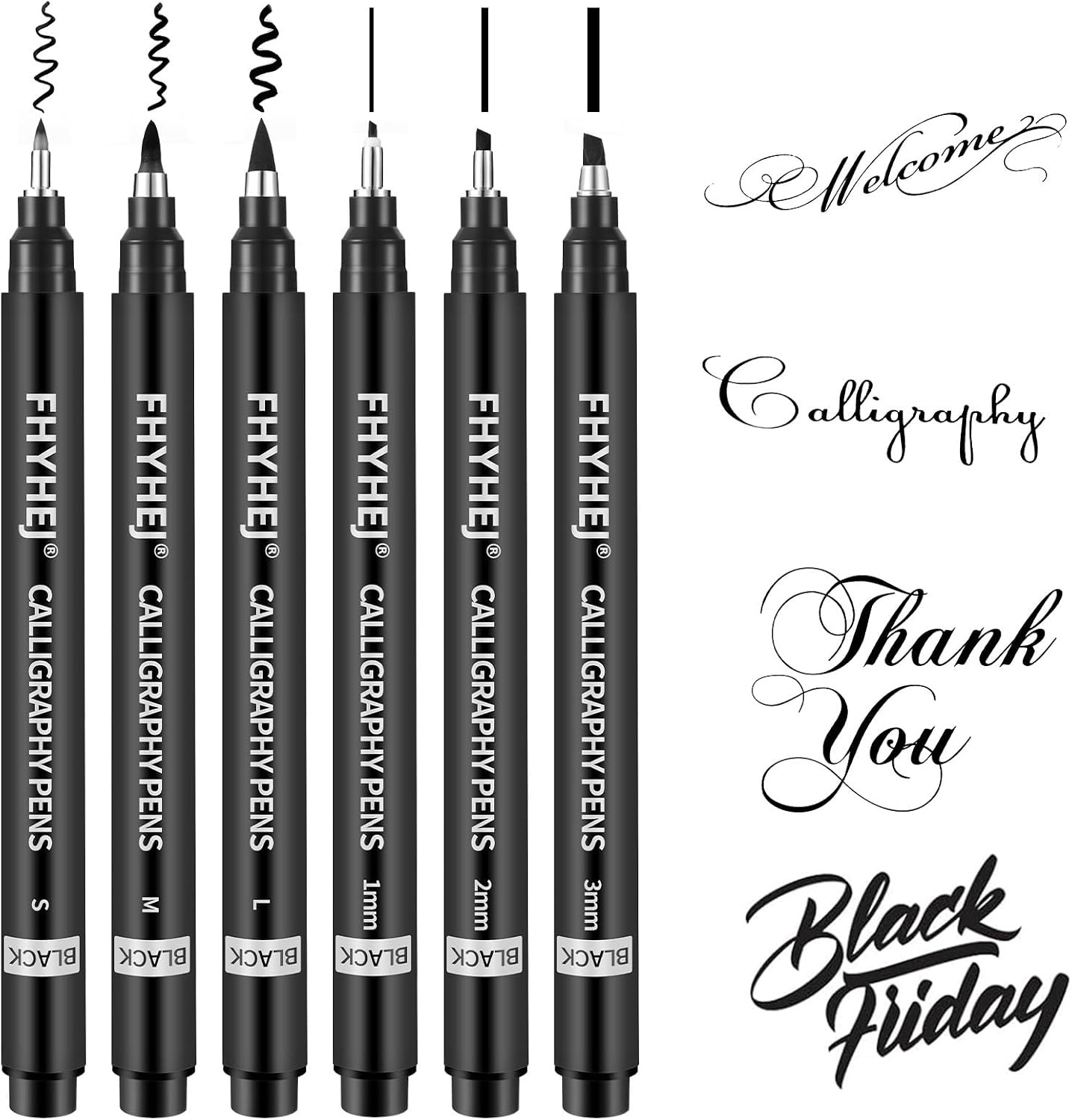 New 6 Pcs Calligraphy Pens For Writing Hand Lettering Drawing Art Marker Set New New 6 Pcs Calligraphy Pens For Writing Hand Lettering Drawing Art Marker Set New