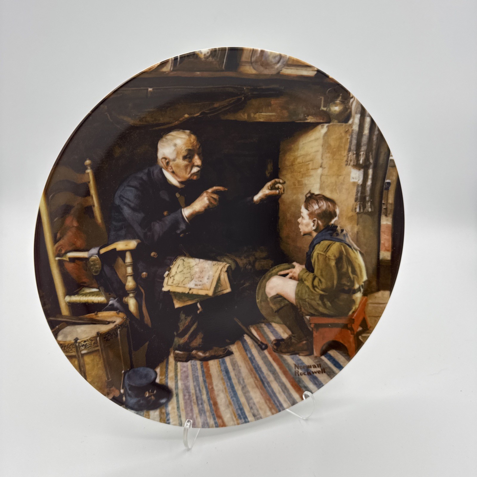 Bradex / Knowles, Limited, 1988 Norman Rockwell Collectible Plate \