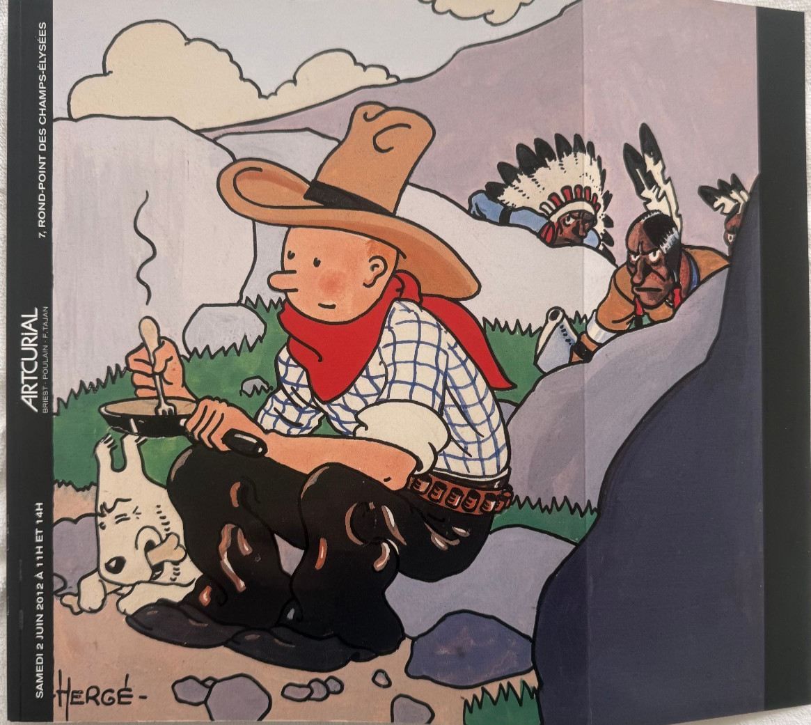 Tintin Hergé Auction Catalog Artcurial June 2012