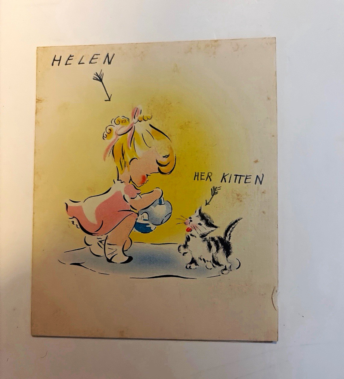 Vintage 1947 Rabouin High School Hand Written Get Well Card Nit-Wit Club NOLA Vintage 1947 Rabouin High School Hand Written Get Well Card Nit-Wit Club NOLA