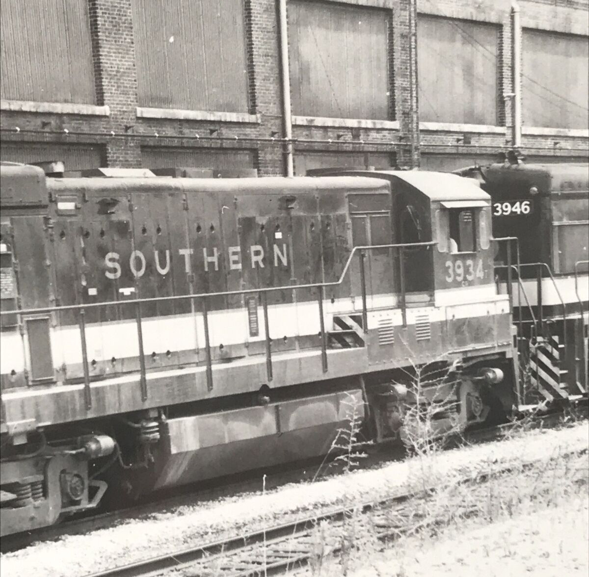 Southern Railway Railroad SOU #3934 U23B GE Locomotive Photo Atlanta GA 1976