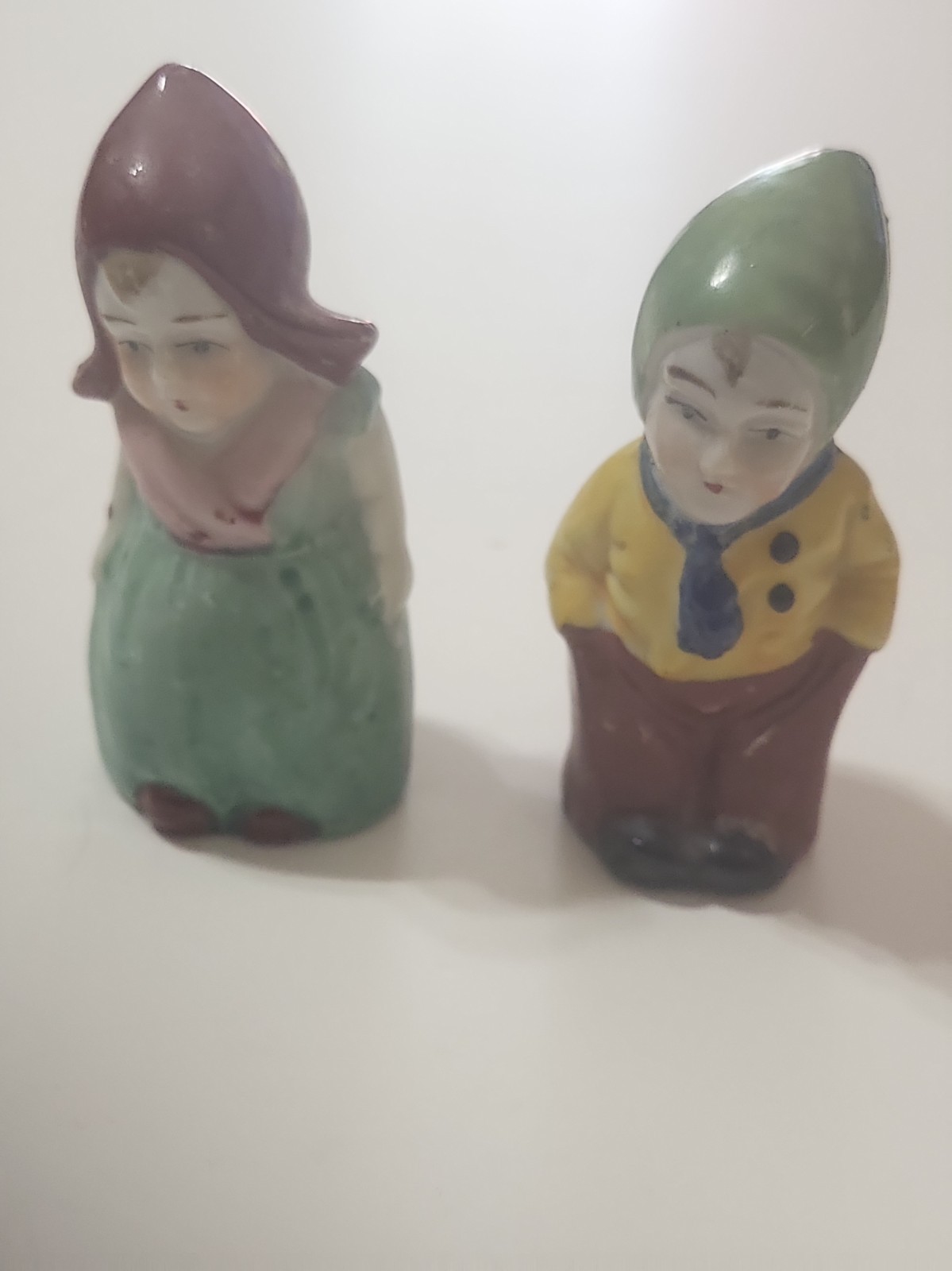 1940\'s Dutch Boy & Girl Salt and Pepper Shakers Occupied Japan 3\