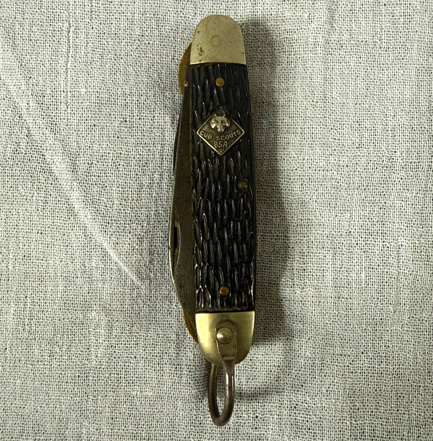VINTAGE THREE BLADE CUB SCOUTS BSA IMPERIAL PROV RI CAMP POCKET KNIFE