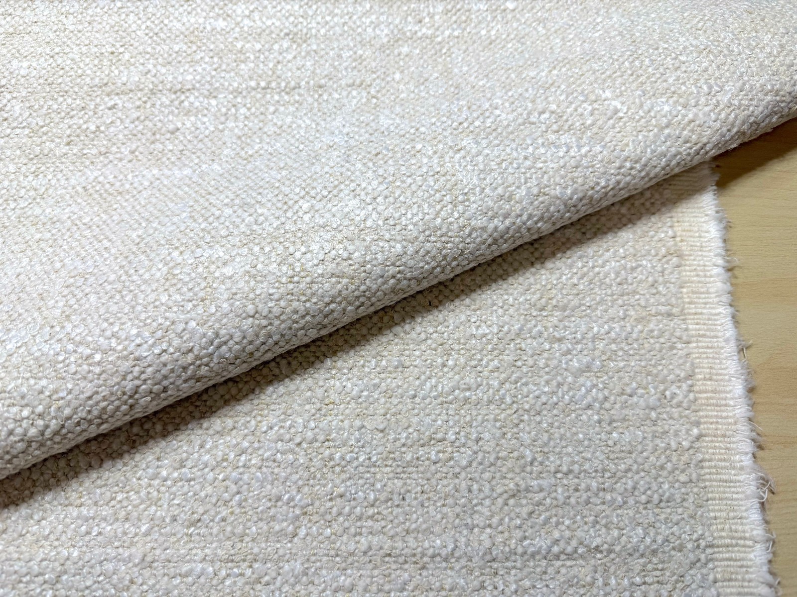 9 yd Thibaut Sasso Sand Heavy Woven Cotton Blend Upholstery Fabric W77102