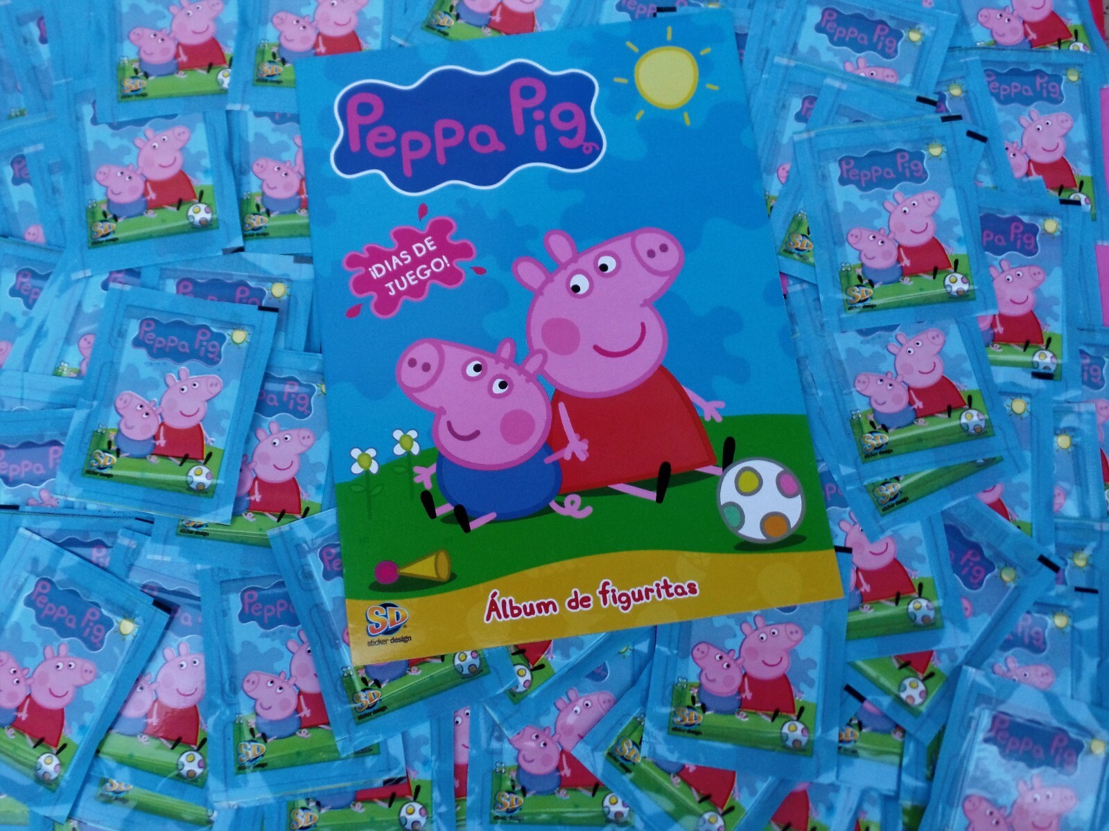 Peppa Pig Discovery Kids 100 Closed  Packs (500 .Cards) Plus Beautiful Album.